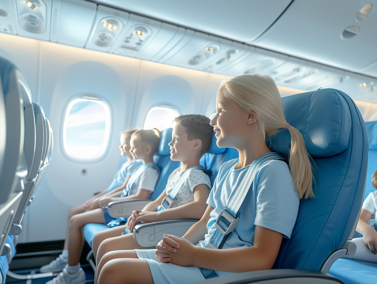 voyage en avion pour les mineurs : procédures et conseils essentiels -  enfant voyageant