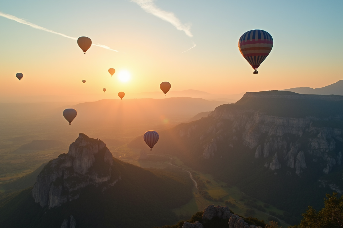montgolfière ciel