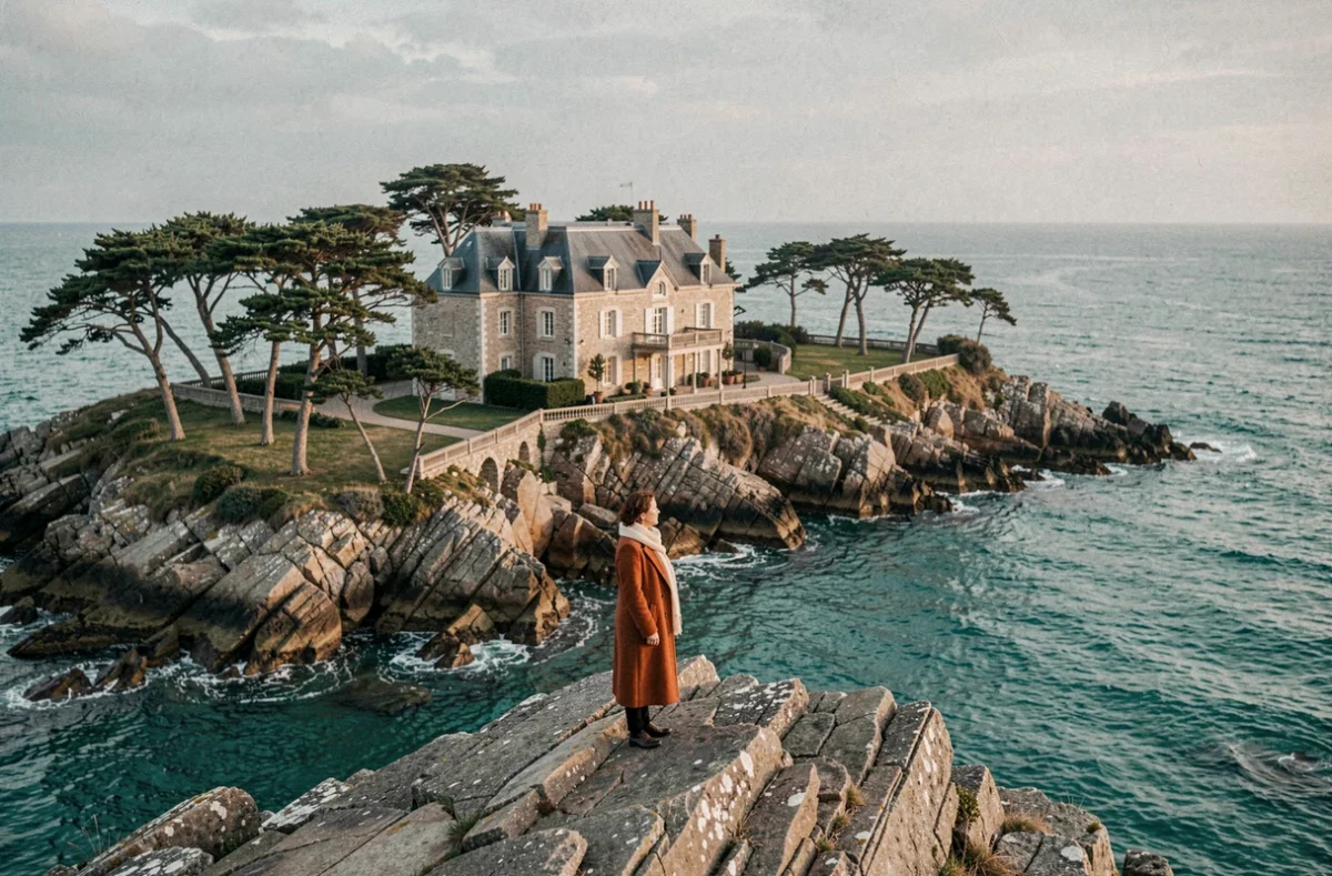 Manoir Le Nessay à Saint-Briac-sur-Mer sur sa presqu'île privée face à la Côte d'Émeraude